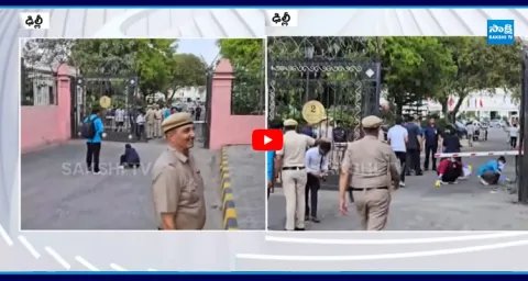 Car Crashes into Delhi Assembly 1