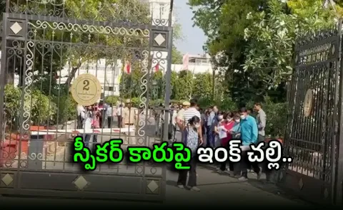 Car Breaks Barrier, Enters Delhi Assembly. Ink Thrown At Speaker's Vehicle