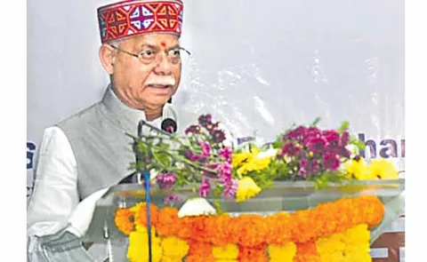 Governor Shiv Pratap Shukla at the inauguration of the drug de addiction center