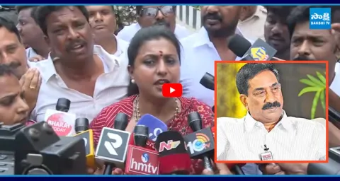 RK Roja Mass Warning To ABN Radha Krishna Abused Words On YSRCP Leaders  1