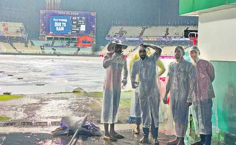 Kolkata vs Punjab Kings match called off due to rain2