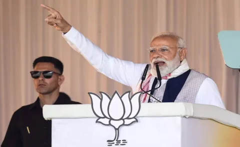 PM Narendra Modi accuses Congress of echoing Pakistan stance in rallies