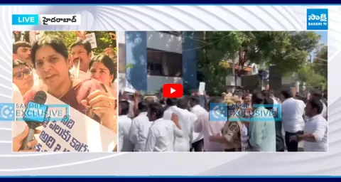  YSRCP Woman Leader Fires On ABN Radhakrishna At Office 1