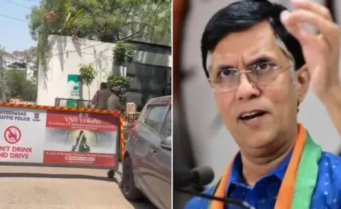 Barricades At Pawan Khera Hyderabad Home As Assam Cops Search For Him
