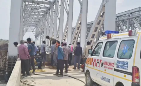 Accident at Kagaznagar Railway Bridge