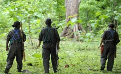 Five Maoists Surrender Before SP Of Alluri District