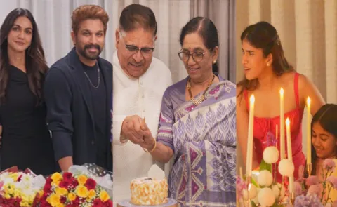 Allu Sirish, Nayanika Reddy Celebrates Aravind Wedding Anniversary