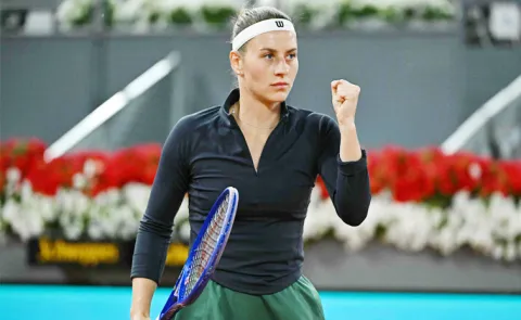 Lucky loser Potapova makes history by reaching semifinal in Madrid Open4