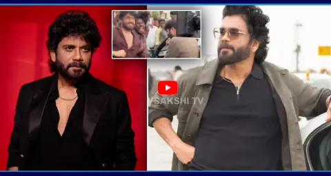 Akkineni Nagarjuna 100th Movie Shooting Videos Leaked