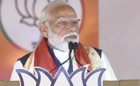 PM narendra modi addresses public meeting in Hyderabad