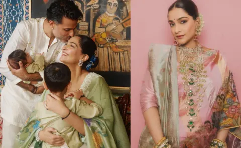 Sonam Kapoor  and Anand Ahuja reveal second son name