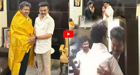 CM Vijay Meets MK Stalin: Warm Hug Sparks Buzz in Tamil Nadu Politics