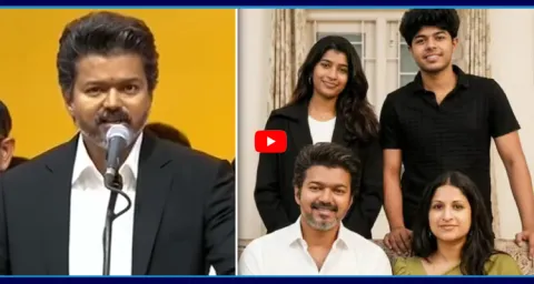 Vijays Wife And Children Skip Oath Taking Ceremony