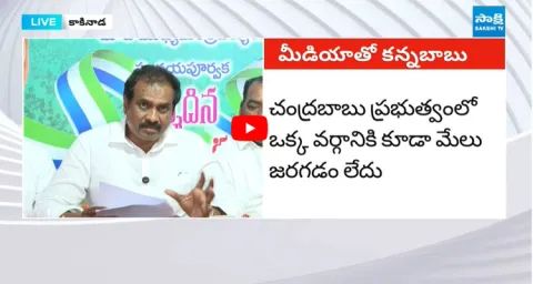 YSRCP Kurasala Kannababu Fire On Chandrababu