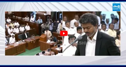 CM Vijay Grand Entry Into Assembly 