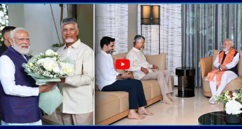 Indira Shobhan Targets Modi Over Visit To Chandrababu House