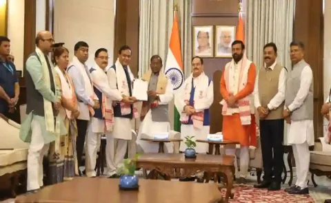 Himanta Biswa Sarma officially appointed Assam CM