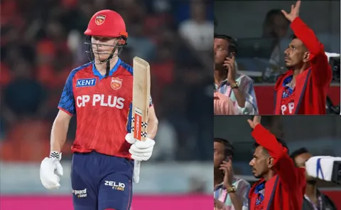 IPL 2026: Cooper Connolly Hit Ball Out-Of Stadium Chahal Reaction Viral