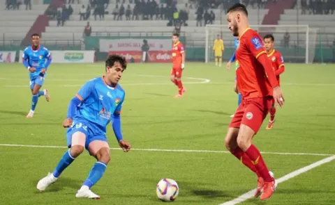 Sreenidi Deccan FC and Shillong Lajong FC played out a 1-1 draw