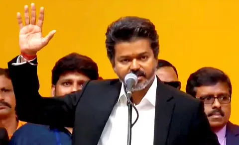 Vijay fan heart attack news Tamil Nadu TV watching CM oath