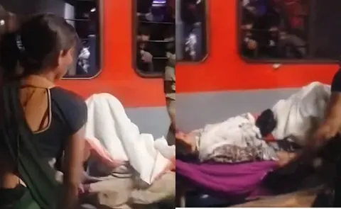 Baby Born On  Moving Train As Railway Cops To Save Mother And Child