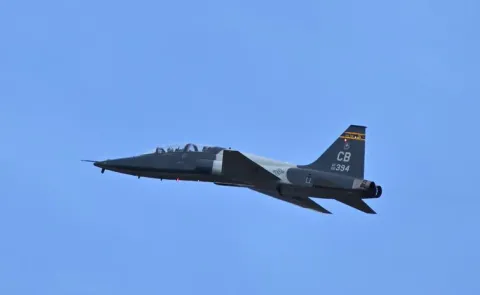 US Air Force trainer jet crashes pilots eject safely