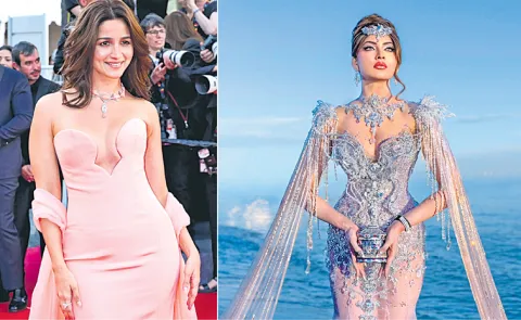 Alia Bhatt and Urvashi Rautela grabbed attention at Cannes 2026
