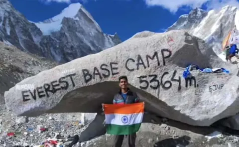 Kerala student reaches Everest Base Camp on just Rs 16,000 