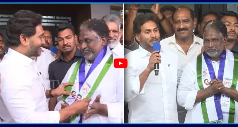 Mopidevi Srinivasa Rao Joins YSRCP In Presence Of YS Jagan 1