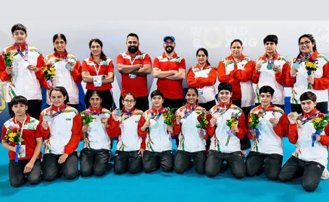 Asian U-17 Boxing Championship India Wins 17 Medals Rakhi Navya Bag Gold