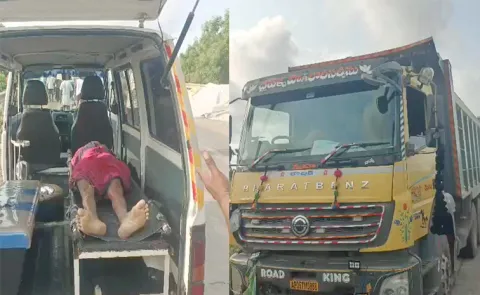 Road Accident At Kakinada