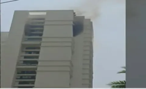 Fire accident in Kukatpally
