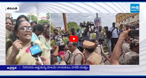 YSRCP Woman Leaders Fire On TDP Leaders 1