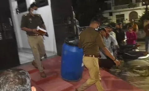 Married woman kills lover with husband's help stuffs body in drum