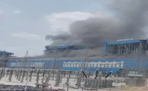 Fire at Yadadri Thermal Power Plant