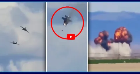 America Fighter Jets Collide Mid-Air At US Air Show 2