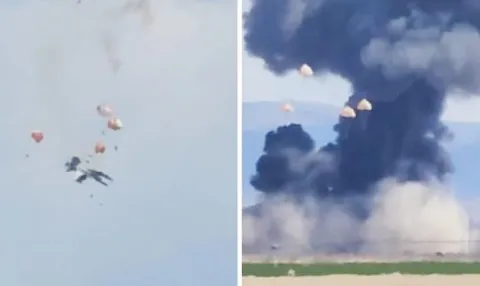 Idaho US fighter jets collide Video Viral