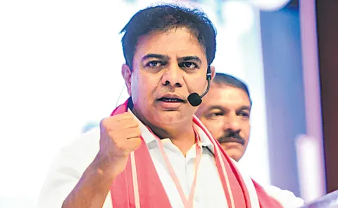 BRS Leader KTR Fires On Congress Govt