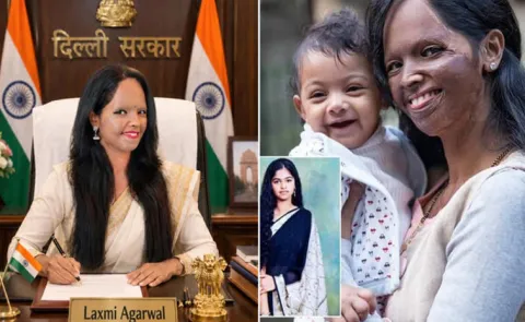 backlash acid attack survivor Laxmi Agarwals viral government office photo