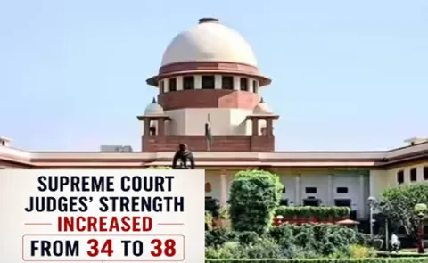 Supreme Court now has a sanctioned strength of 38 judges