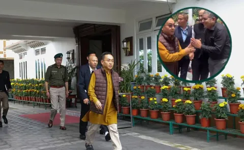 Sikkim CM Prem Singh Tamang walks 2 km to attend event