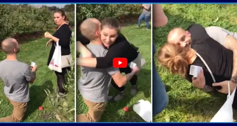 Man Proposes To Girlfriend Video Goes Viral  2