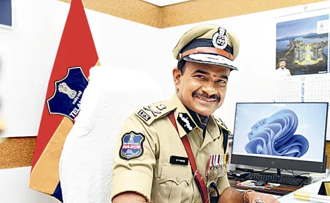CV Anand assumes charge as Director General of Police: Telangana