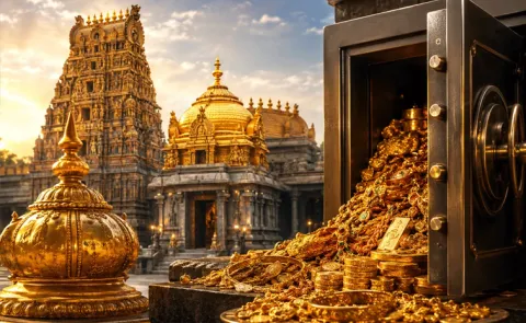 Central Govt Clarity Statement On Gold In Temples