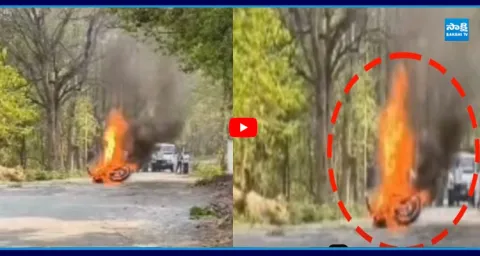  Fire Lashes To Bike Due To Heavy Sun7