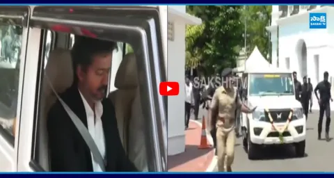 Tamil Nadu CM Vijay Inspects New Medical Service Vehicles  2
