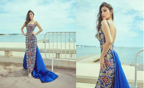 Cannes 2026: Mouni Roy brought Gujarati Patola glam