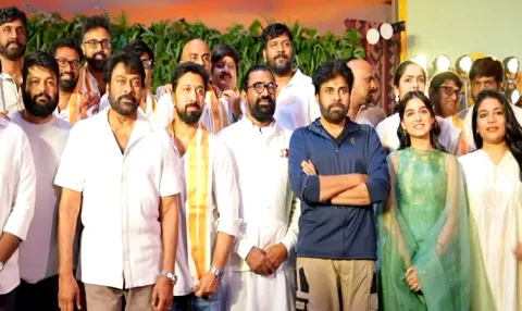Mega158 Launch: Chiranjeevi, Bobby Movie Pooja Ceremony
