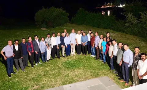 NRI: Former Minister BRS MLA T Harish Rao in new york