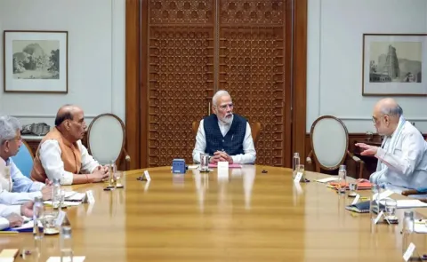 PM Modi Holds 4 Hour Marathon Meet With Council Of Ministers